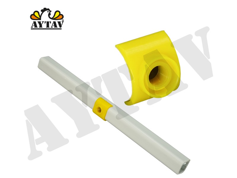 PLASTİK NİPEL YUVASI (KARE BORU)