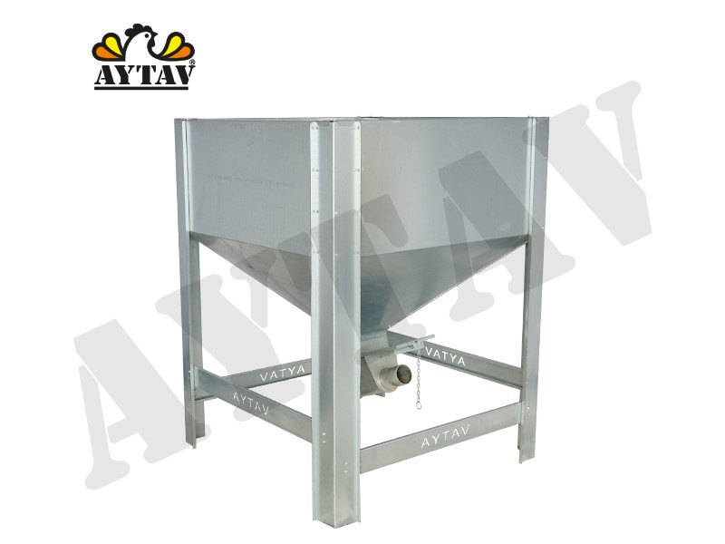 GALVANİZ YEM DEPOSU (500 KG)