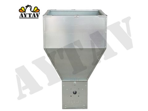 150 LİK TEK ÇIKIŞLI GALVANİZ YEM DEPOSU