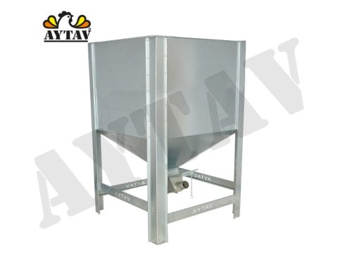 GALVANİZ YEM DEPOSU (1000 KG)