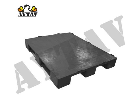 80 X 120 ÜSTÜ KAPALI KIZAKLI PLASTİK PALET