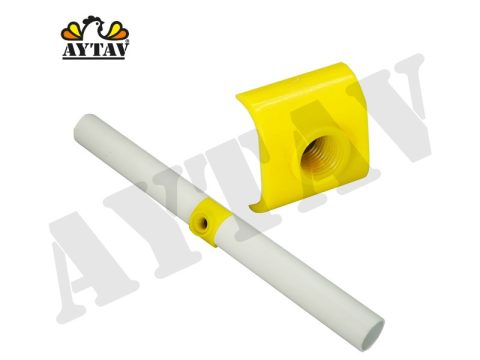 PLASTİK NİPEL YUVASI (YUVARLAK BORU)