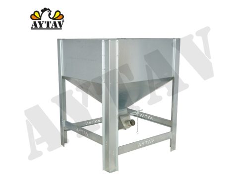 GALVANİZ YEM DEPOSU (500 KG)