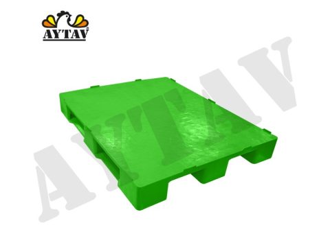 100 X 120 ÜSTÜ KAPALI KIZAKLI PLASTİK PALET